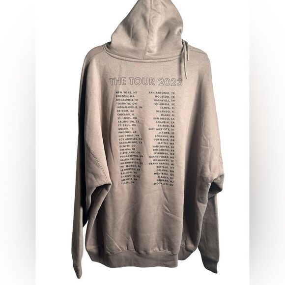 NWOT Unisex Plus Size Tan Jonas. Brothers Concert Tour Hoodie - Size 3XL - Picture 3 of 5